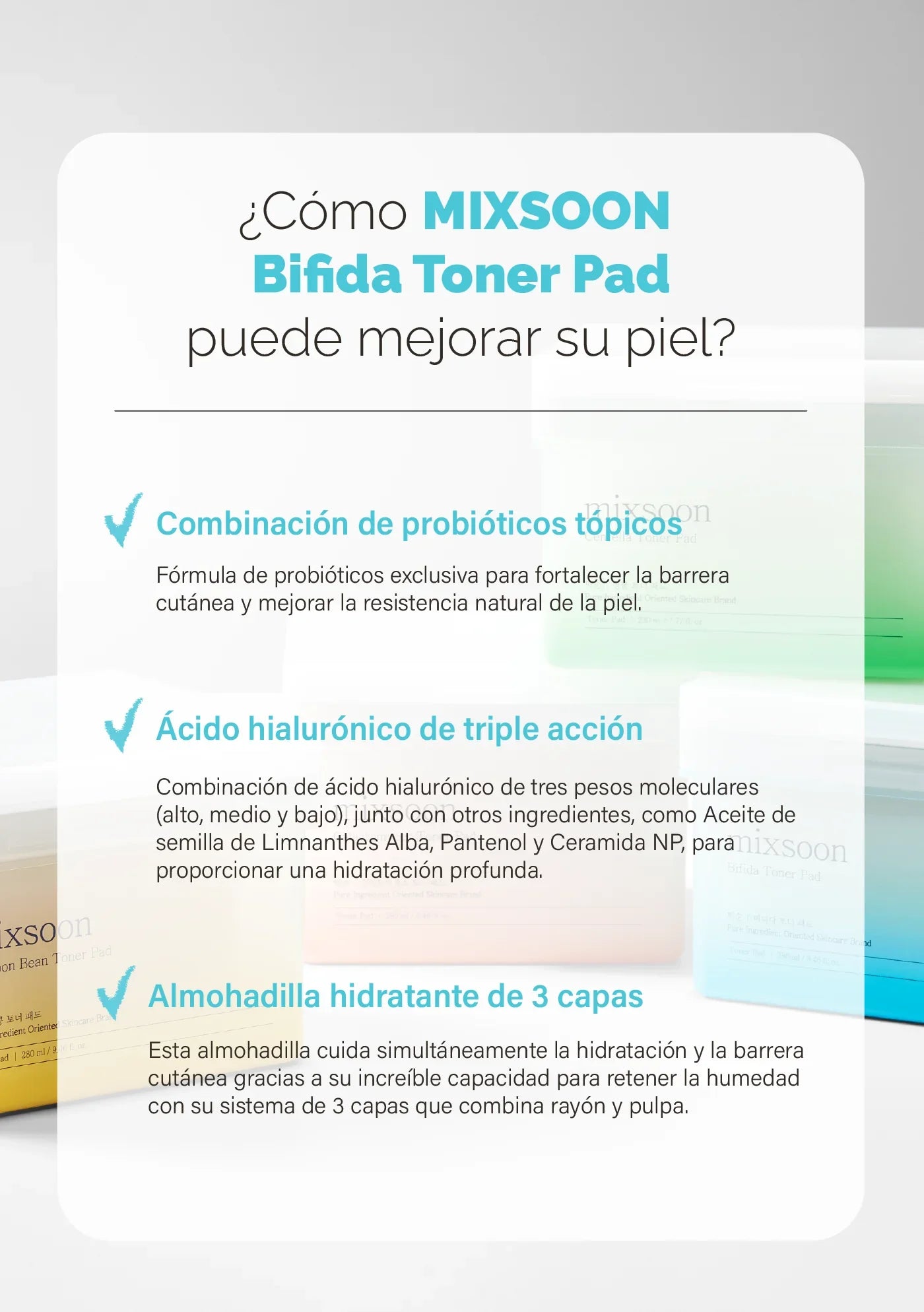 Bifida Toner Pad - Intense Mosturizing Facial Pads- 120 pcs