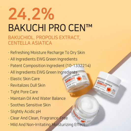 APLB - Bakuchiol Propolis Facial Cream - Firming Facial Cream - 55ml, Firming / Bakuchiol Propolis