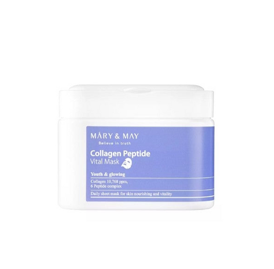 Mary&May - Collagen Peptide Vital Mask - Set of Firming Facial Masks