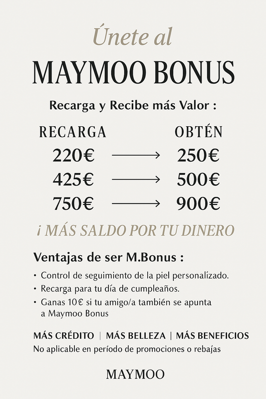 Maymoo bonus| Recarga 220€ obtén 250€