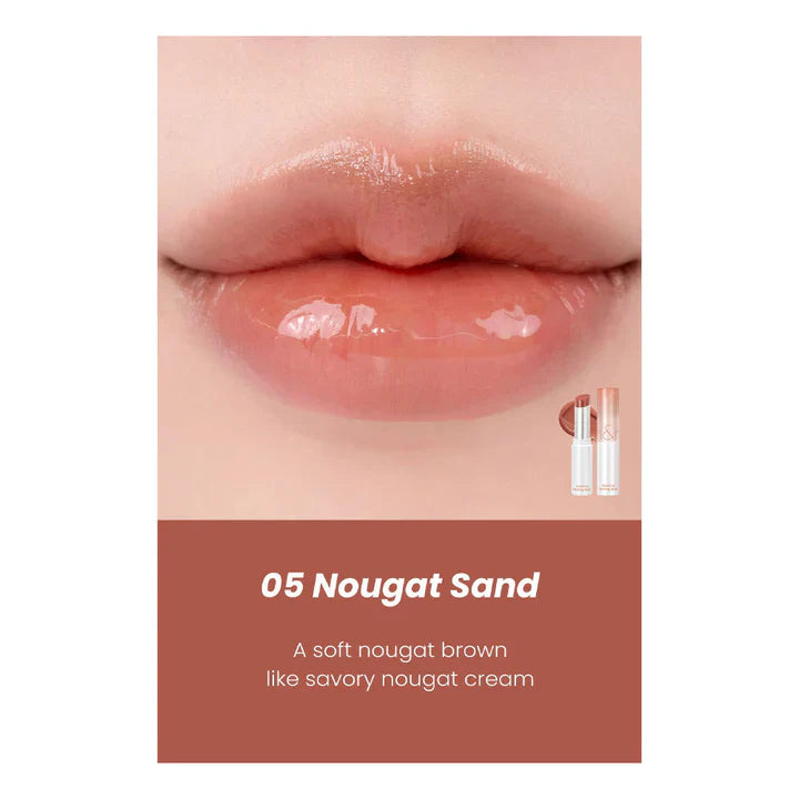 Rom&Nd Glasting Melting Balm Glossy Lip Balm 05 Nougat Sand 3.5g