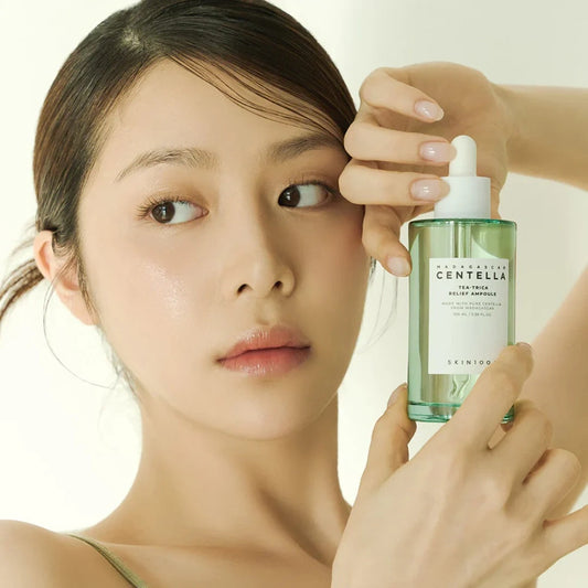 SKIN1004 Centella Tea-Trica Relief Ampoule | Suero Calmante Antiacne K-Beauty (100ml)