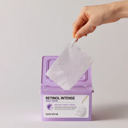 Some By Mi - Retinol Intense Daily Mask - Regenerating and Replenishing Sheet Mask Set - 350ml/30pcs