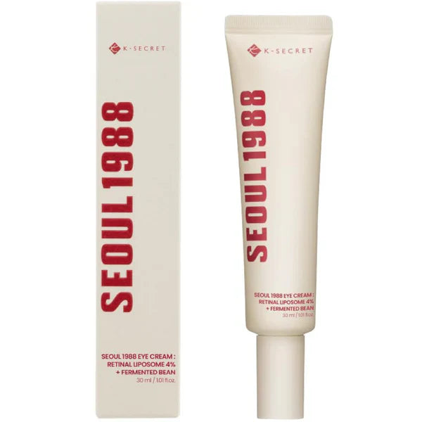 K-SECRET - SEOUL 1988 Eye Cream: Retinal Liposome 4% + Fermented Bean - Firming Eye Cream with Retinal - 30ml