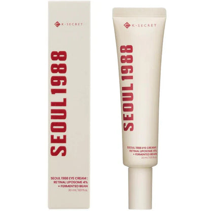 K-SECRET - SEOUL 1988 Eye Cream: Retinal Liposome 4% + Fermented Bean - Firming Eye Cream with Retinal - 30ml