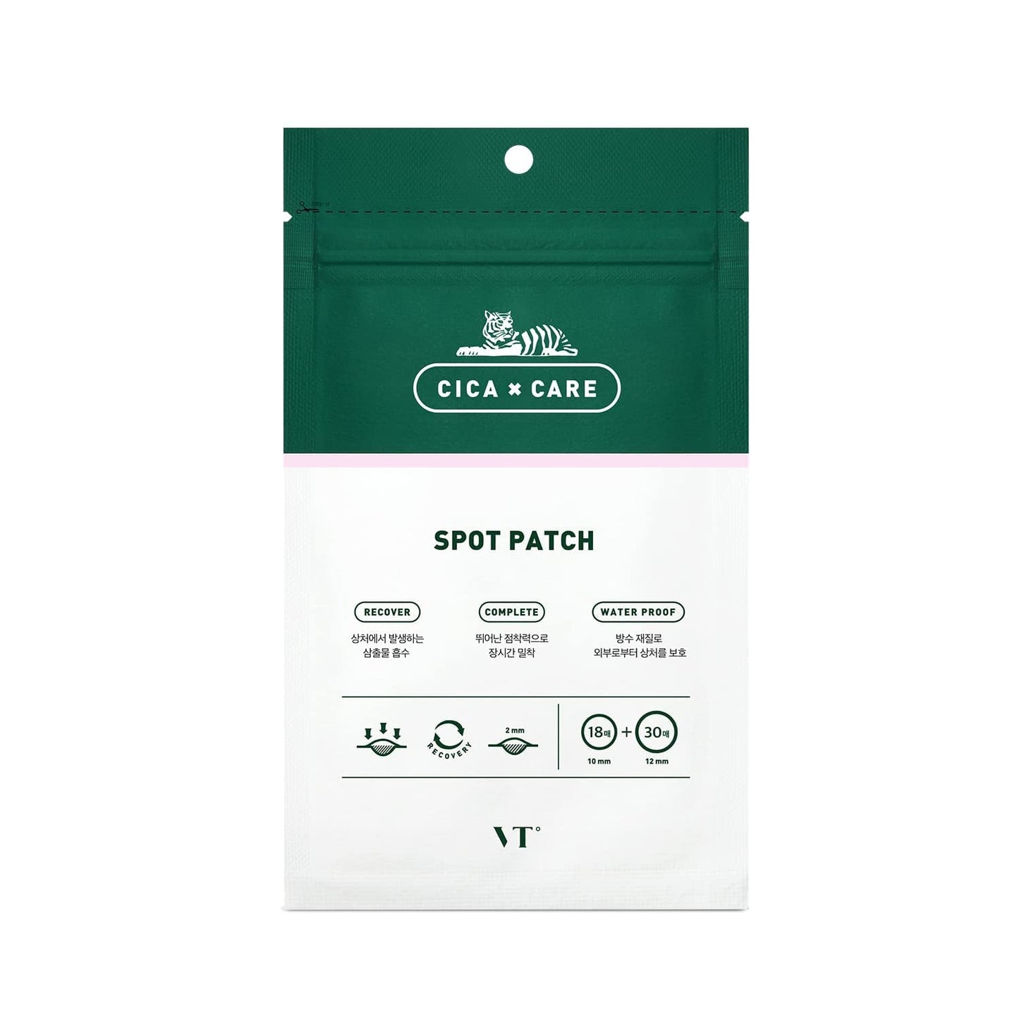 VT Cosmetics - CICA Spot Patch - Soothing Eczema Patches - 48pcs. 20973 - uniwersalny VT Cosmetics