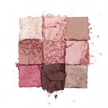Unleashia - Glitterpedia Eye Palette - 5 all of Dusty Rose
