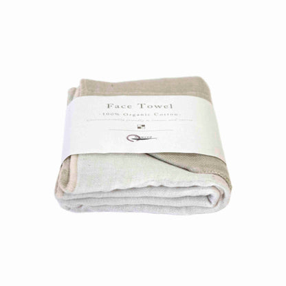 Toallas faciales de alta absorción - Orgánicas: Verde / 35cmx35cm
