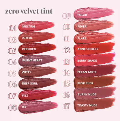 Zero Velvet Tint 17 Toasty Nude