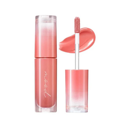 Peripera - Ink Mood Glowy Tint - Longlasting Lip Tint - 02 Coral Influencer