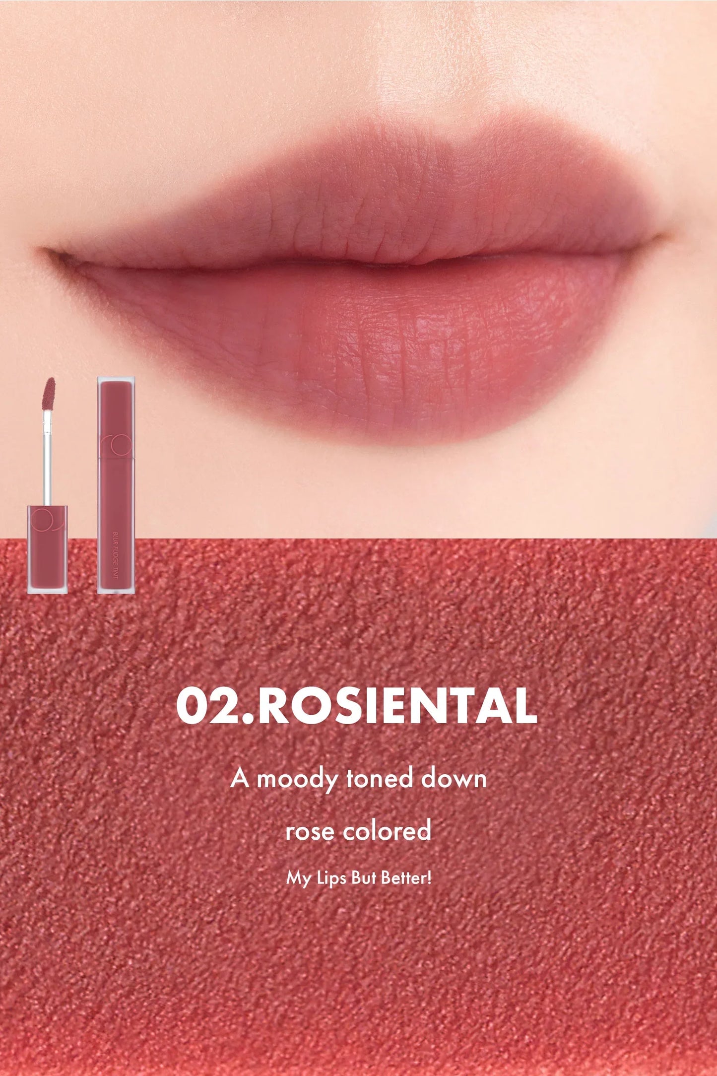 Romand Blur Fudge Tint Smoothing 02 Rosiental