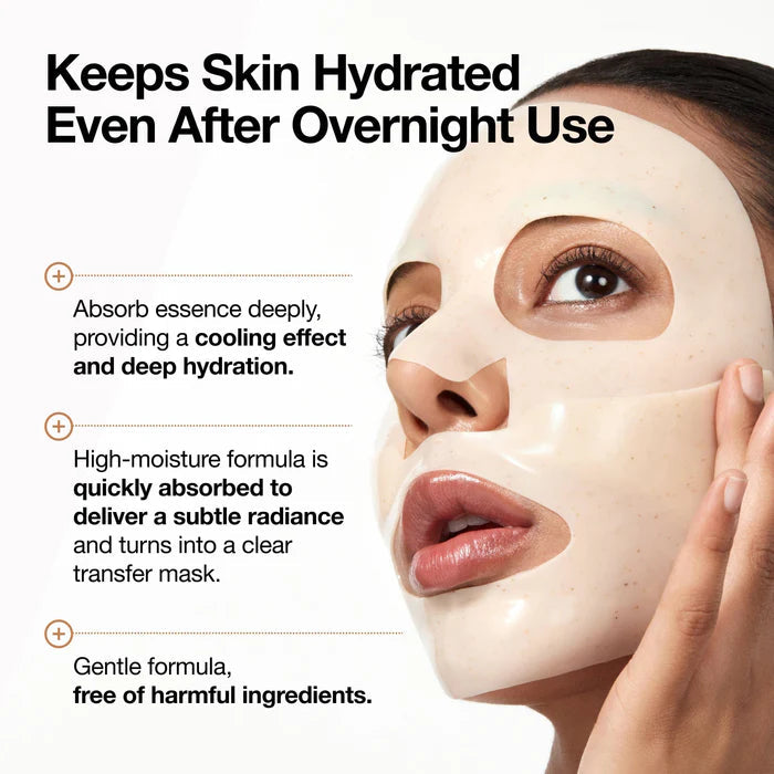 Anua - Rice 70 Glow Collagen Mask - Brightening Sheet mask with Collagen - 38g, Rice
