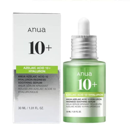 Anua - Azelaic Acid 10 Hyaluron Redness Soothing Serum - Serum with Azelaic Acid and Hyaluronic Acid - 30ml