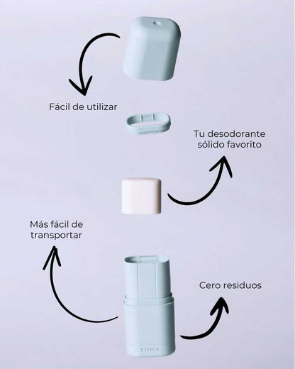 Aplicador + 1 Desodorante Sólido ECO