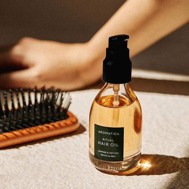 Aromatica - Ritual Hair Oil Jasmine & Vetiver - Nourishing Hair Oil - 50ml