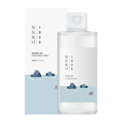 Round Lab - 1025 Dokdo Toner - Smoothing Facial Toner - 200ml
