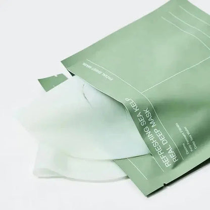 Pack Biodance - Refreshing Sea Kelp Real Deep Mask - Soothing and Moisturizing Face Mask - 1pc/34g, Soothing