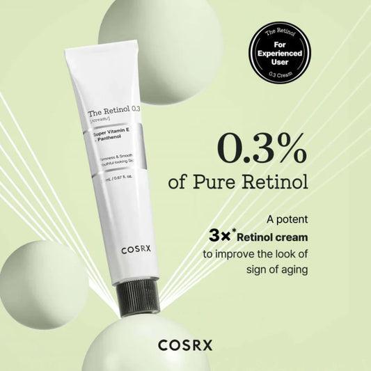 COSRX - The Retinol 0.3 Cream - Face Cream with 0.3% Retinol - 20ml