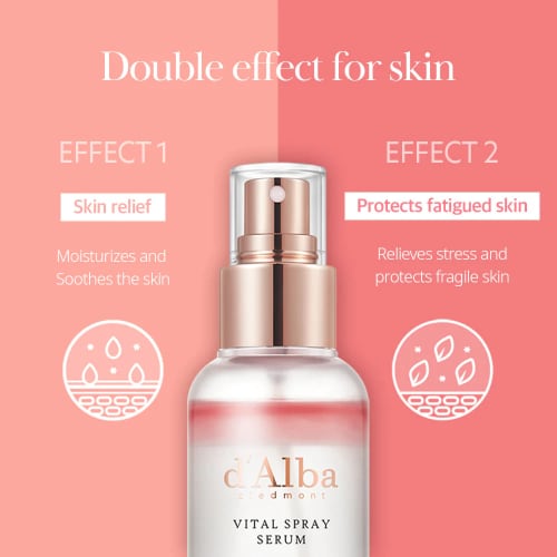 d'Alba - White Truffle Vital Spray Serum - Revitalizing Face Serum in Mist - 100ml