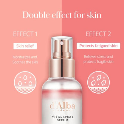d'Alba - White Truffle Vital Spray Serum - Revitalizing Face Serum in Mist - 100ml