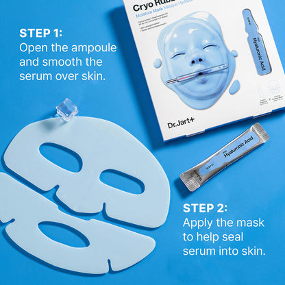 Dr.Jart+ - Cryo Rubber with Moisturizing Hyaluronic Acid - Two-step Intensive Moisturizing Mask - 40g