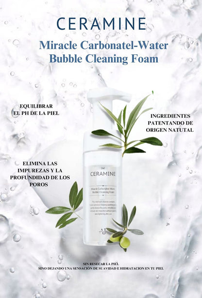 Miracle Carbonated-Water Bubble Cleansing Foam