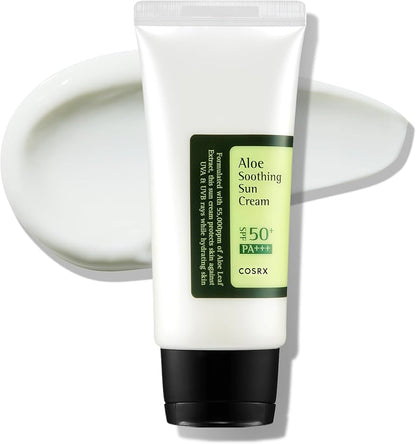 COSRX - Aloe Soothing Sun Cream SPF50+/PA+++ - Moisturizing Sunscreen - 50ml