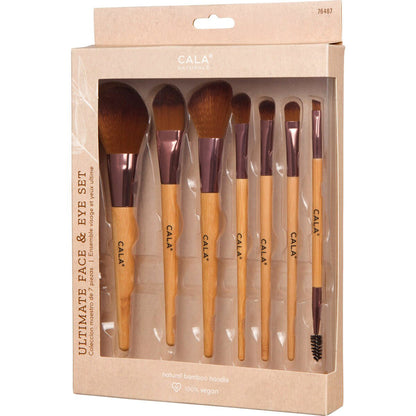 Natural Bamboo Face Eye Ultimate 7pcs