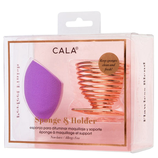 Sponges & Holder Purple Slant