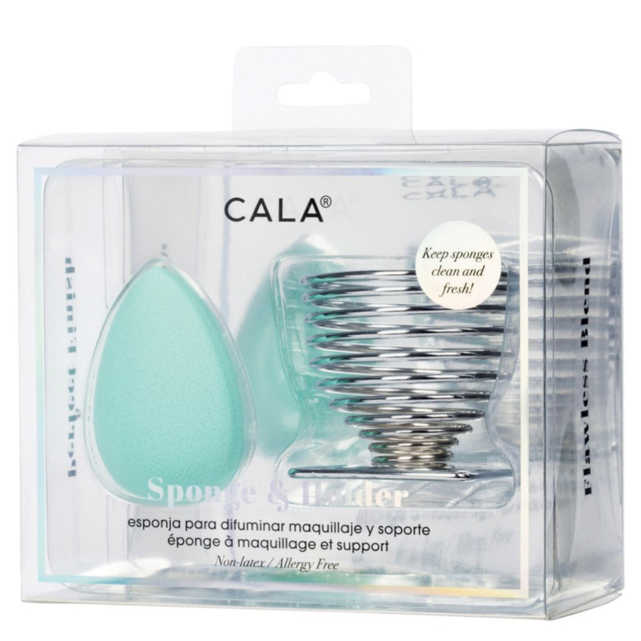 Sponges & Holder mint teardrop
