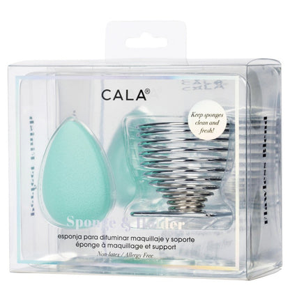 Sponges & Holder mint teardrop