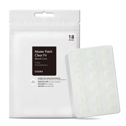 COSRX - Master Patch Clear Fit - Masking Eczema Patches - 18pcs