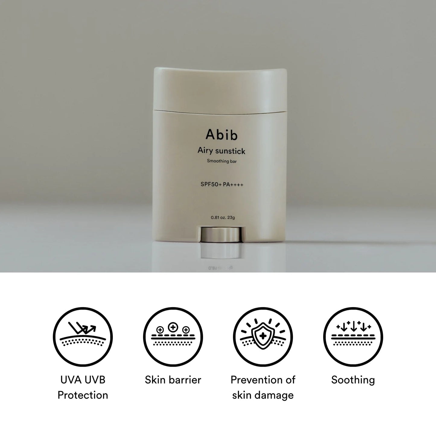 Abib - Airy Sunstick Smoothing Bar - Filter Cream Stick - 23g