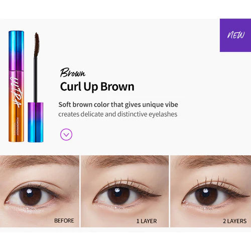 Missha - Ultra Powerproof Mascara - Curl Up Volume - Black - Curling and Thickening Mascara - 9g