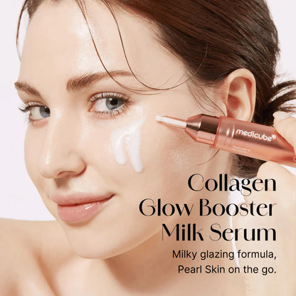 Medicube - Collagen Glow Booster Milk Serum - Moisturizing Face Serum with Collagen - 15ml