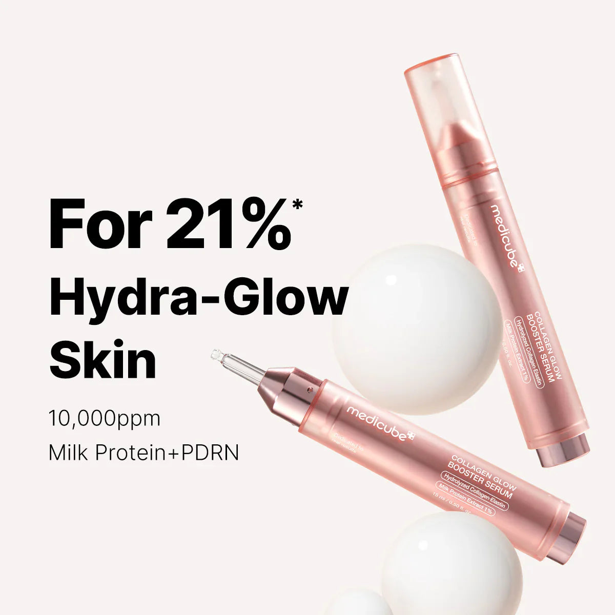 Medicube - Collagen Glow Booster Milk Serum - Moisturizing Face Serum with Collagen - 15ml
