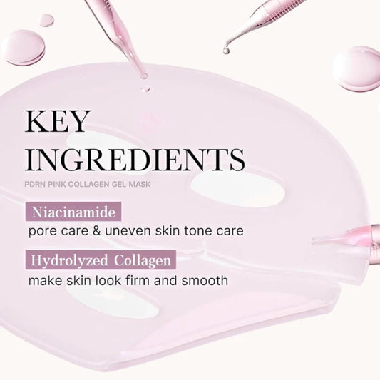 Medicube - PDRN Pink Collagen Jelly Gel Mask - Firming Hydrogel Face Mask - 1pc/28g