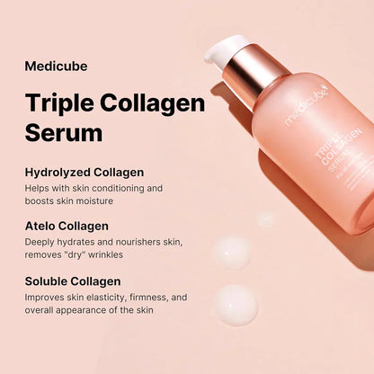 Medicube - Triple Collagen Serum - Firming Face Serum - 55ml,