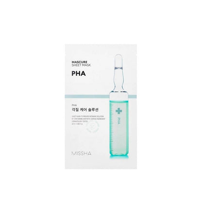 Missha - Mascure Peeling Solution Sheet Mask - PHA - PHA Acid Sheet Mask - 28ml, PHA