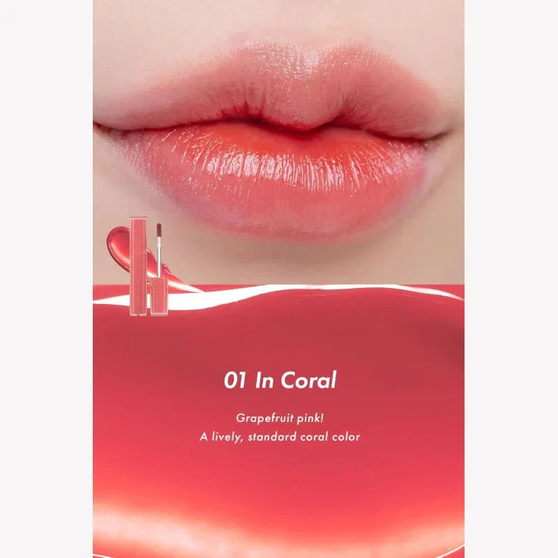 Rom&Nd Dewy-Full Water Tint Lip Tint 01 In Coral 5g