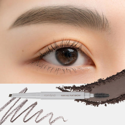 Rom&Nd Han All Flat Brow C2 Grace Taupe - 0.17 G Eyebrow Pencil