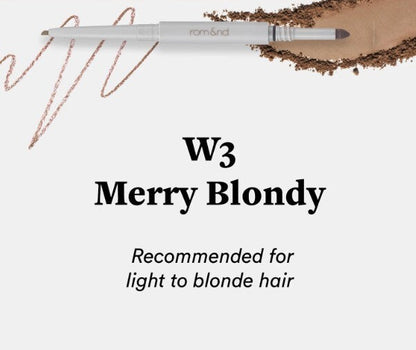 Rom&Nd Han All Sharp Brow W3. Meery Blondy - 0.24 G Warm Blonde