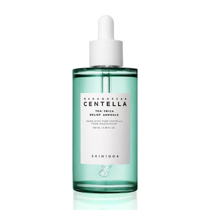 SKIN1004 Centella Tea-Trica Relief Ampoule | Suero Calmante Antiacne  K-Beauty (100ml)