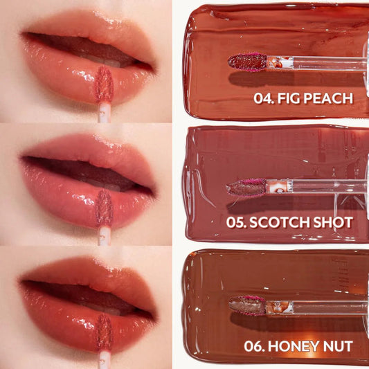 TIRTIR - Waterism Glow Tint - Illuminating Lip Tint - 04 Fig Peach - 4g