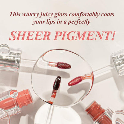 TIRTIR - Waterism Glow Tint - Illuminating Lip Tint - 04 Fig Peach - 4g