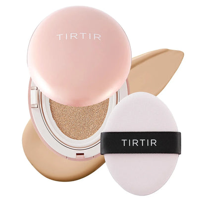 Tirtir - Mask Fit All Cover Cushion - Covering Face Primer in a Cushion - 21N Ivory - 18g