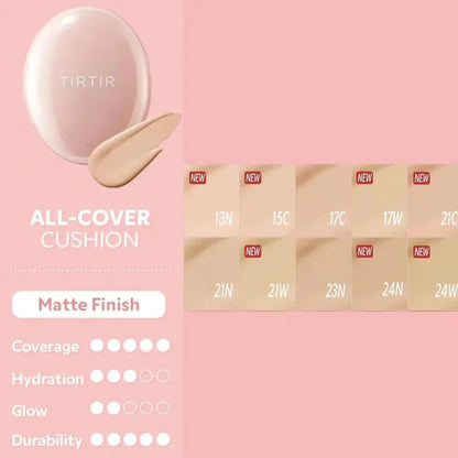 Tirtir - Mask Fit All Cover Cushion - Covering Face Primer in a Cushion - 23N Sand - 18g