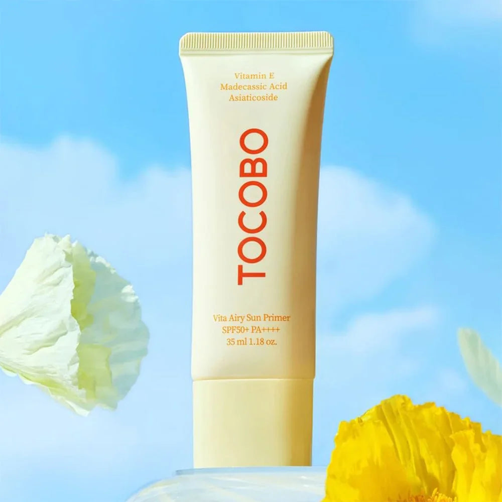 Tocobo - Vita Airy Sun Primer SPF50+ PA++++ - Mattifying Sun Cream-Base - 35g,