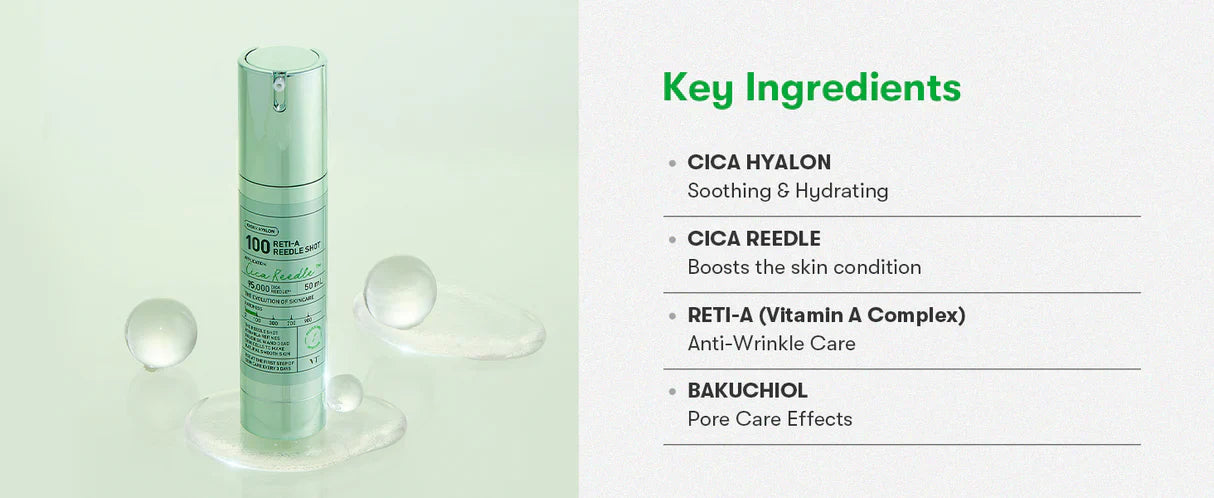 VT COSMETICS 100 RETI A REEDLE SHOT 50 ML