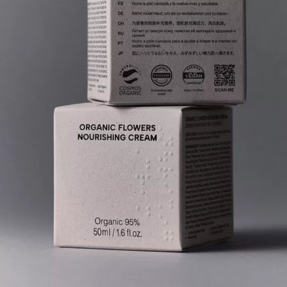 Organic flowers nourishing cream